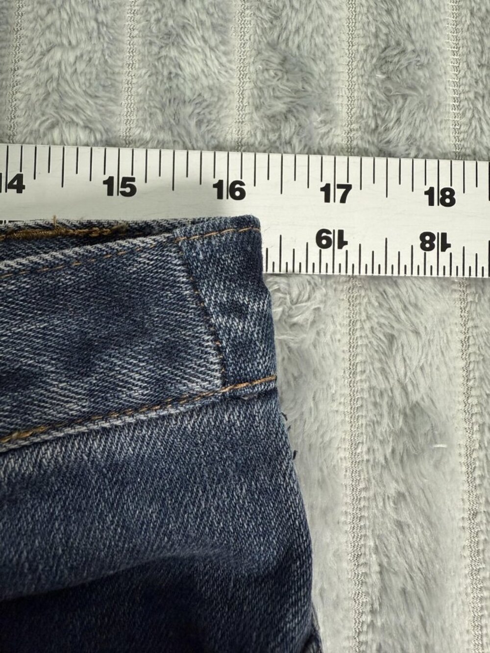VTG Lauren Jeans Co Y2K Ralph Lauren Bootcut Jeans Womens 10 Blue Stretch Denim - Picture 5 of 9